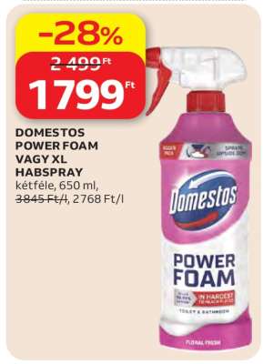 DOMESTOS POWER FOAM VAGY XL HABSPRAY