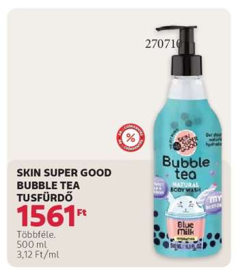 SKIN SUPER GOOD BUBBLE TEA TUSFÜRDŐ