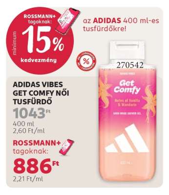 ADIDAS VIBES GET COMFY NŐI TUSFÜRDŐ