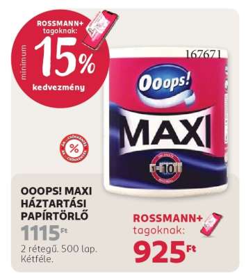 Ooops! Maxi háztartási papírtörlő