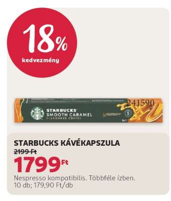Starbucks kávékapszula