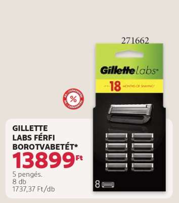 GILLETTE LABS FÉRFI BOROTVABETÉT
