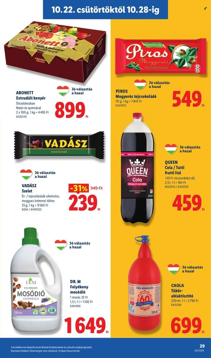 Lidl akciós újságok - 2026.10.22 - 2026.10.28. Oldal 29