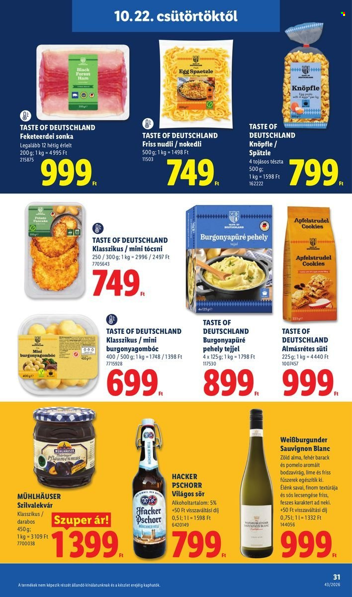 Lidl akciós újságok - 2026.10.22 - 2026.10.28. Oldal 31
