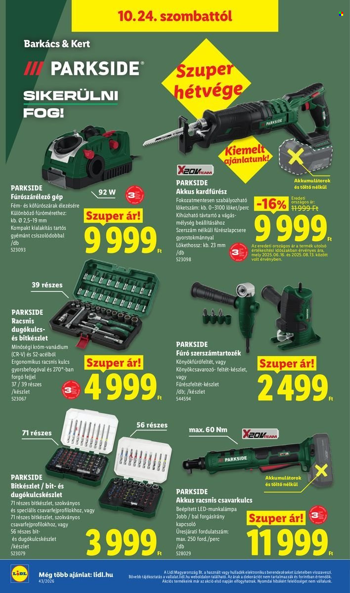Lidl akciós újságok - 2026.10.22 - 2026.10.28. Oldal 46