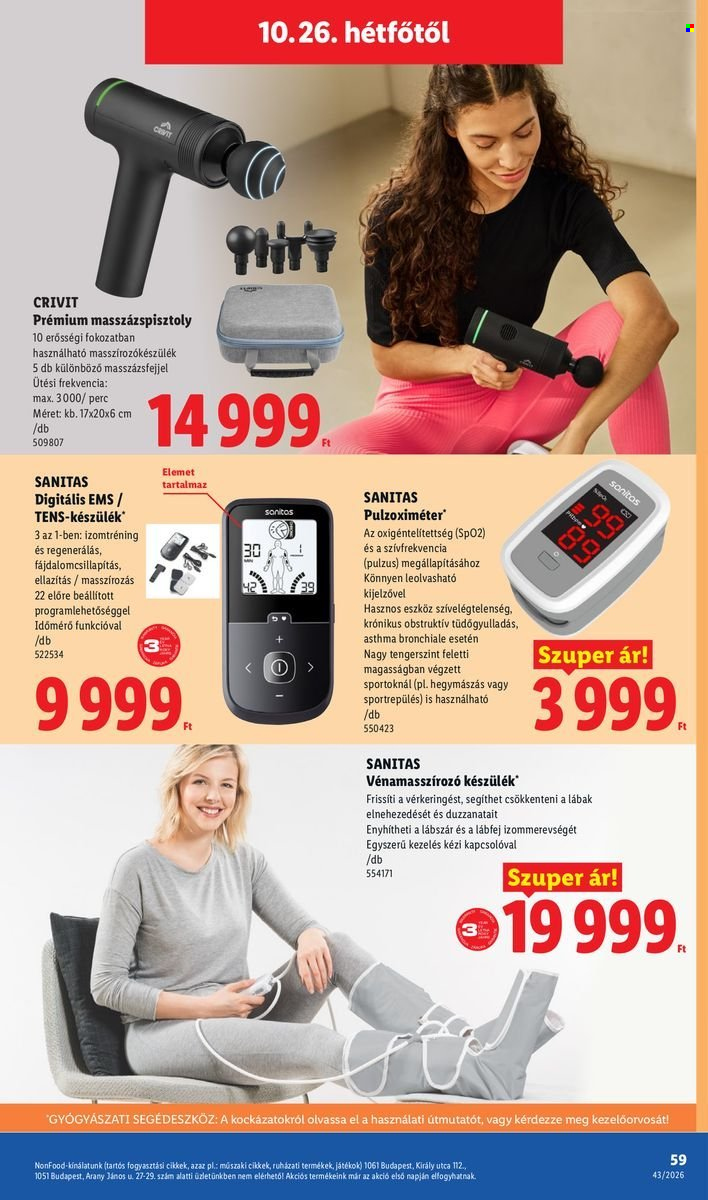 Lidl akciós újságok - 2026.10.22 - 2026.10.28. Oldal 59