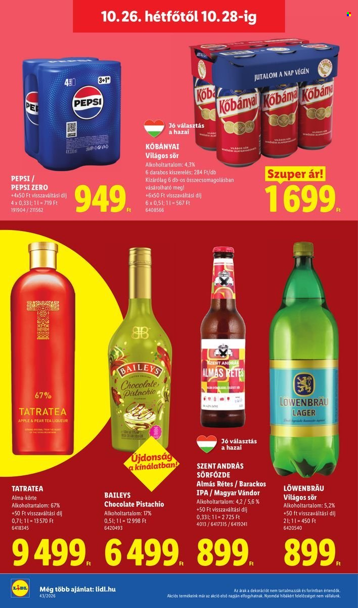 Lidl akciós újságok - 2026.10.22 - 2026.10.28. Oldal 72