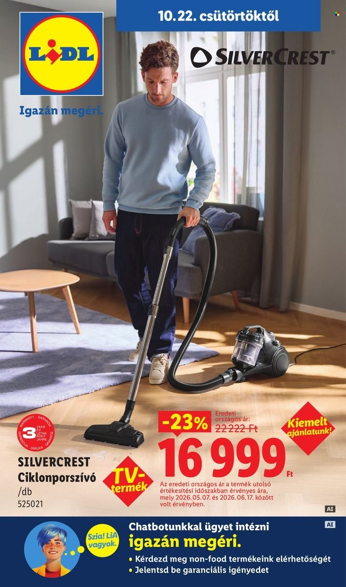 Lidl akciós újságok - 2026.10.22 - 2026.10.28. Oldal 1