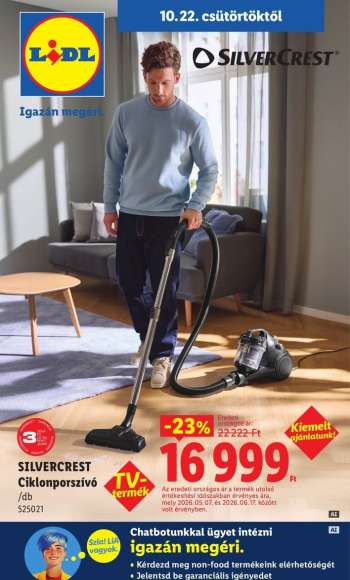 Újság Lidl - 2026.10.22 - 2026.10.28.