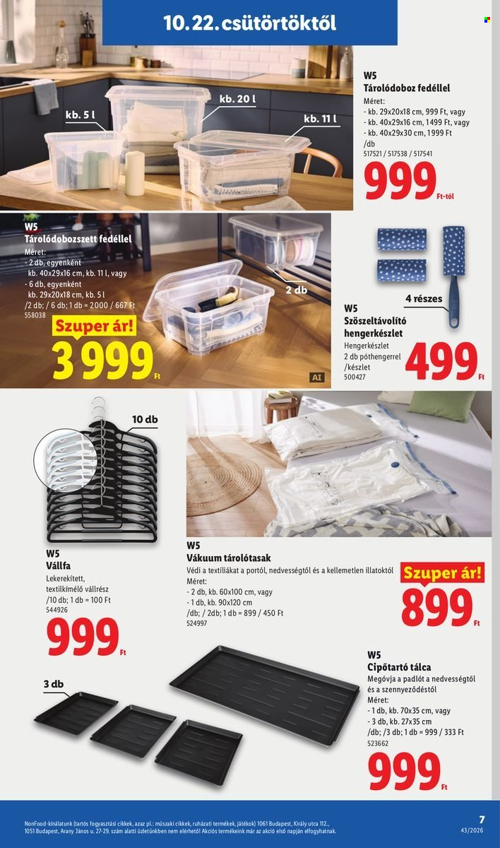 Lidl akciós újságok - 2026.10.22 - 2026.10.28. Oldal 7