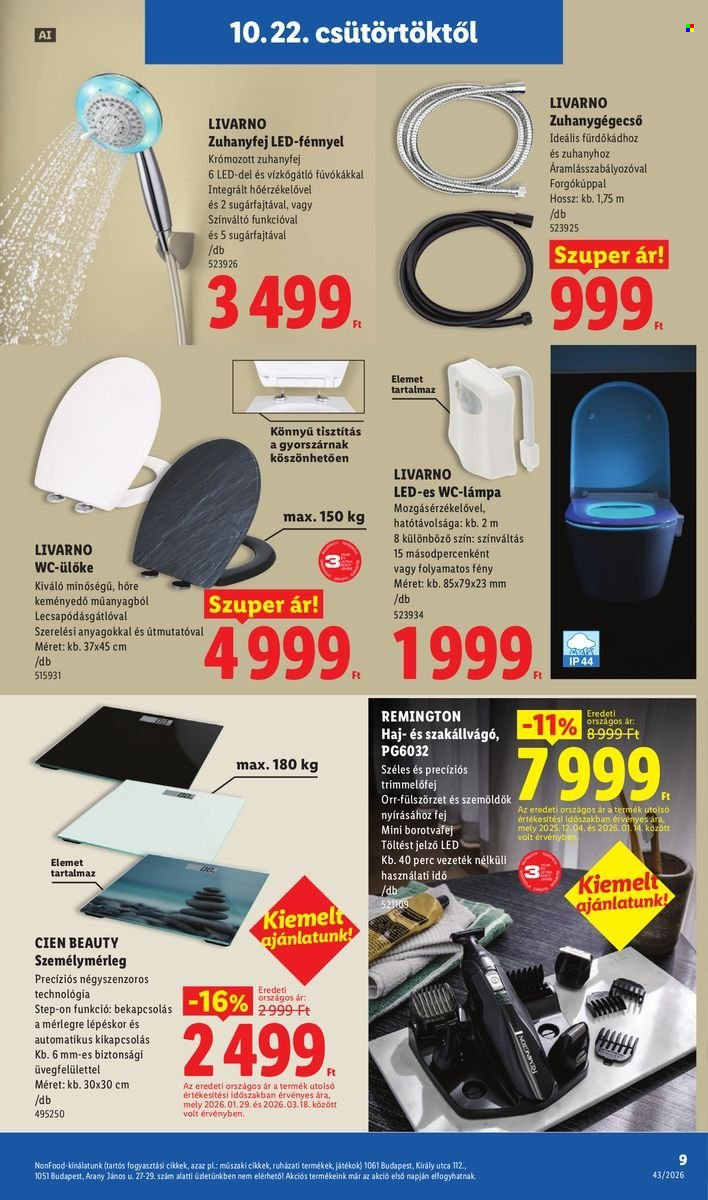 Lidl akciós újságok - 2026.10.22 - 2026.10.28. Oldal 9