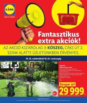 Újság Lidl - 2026.10.22 - 2026.10.25.