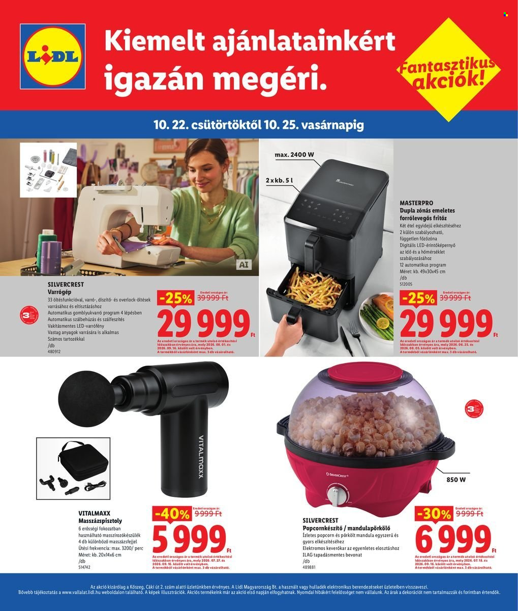 Lidl akciós újságok - 2026.10.22 - 2026.10.25. Oldal 2
