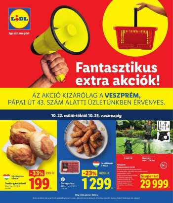Újság Lidl - 2026.10.22 - 2026.10.25.