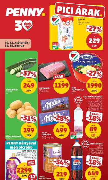 Újság Penny Market - 2026.10.22 - 2026.10.28.