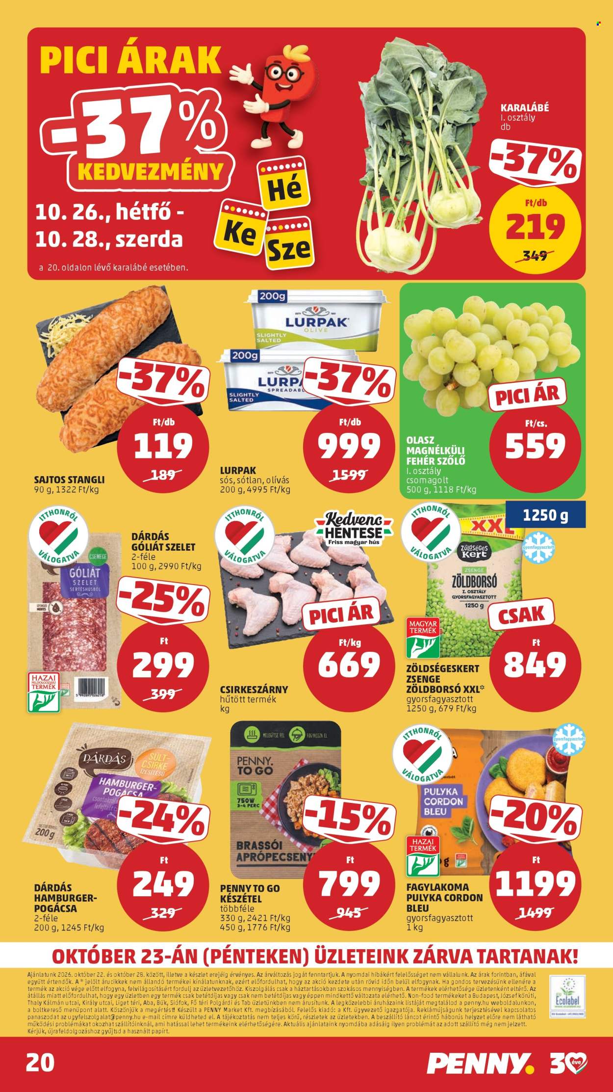 Penny Market akciós újságok - 2026.10.22 - 2026.10.28. Oldal 24