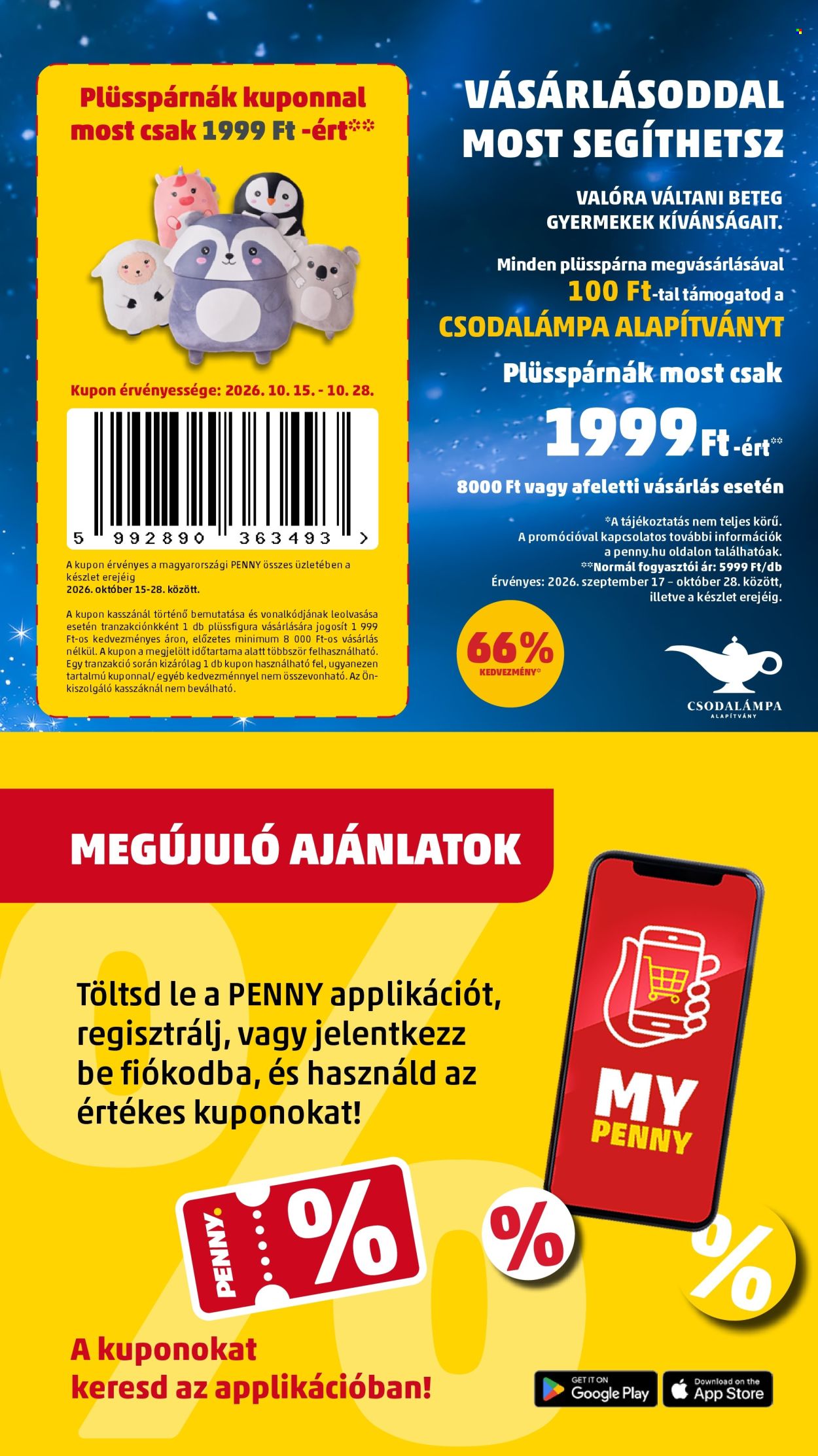 Penny Market akciós újságok - 2026.10.22 - 2026.10.28. Oldal 26