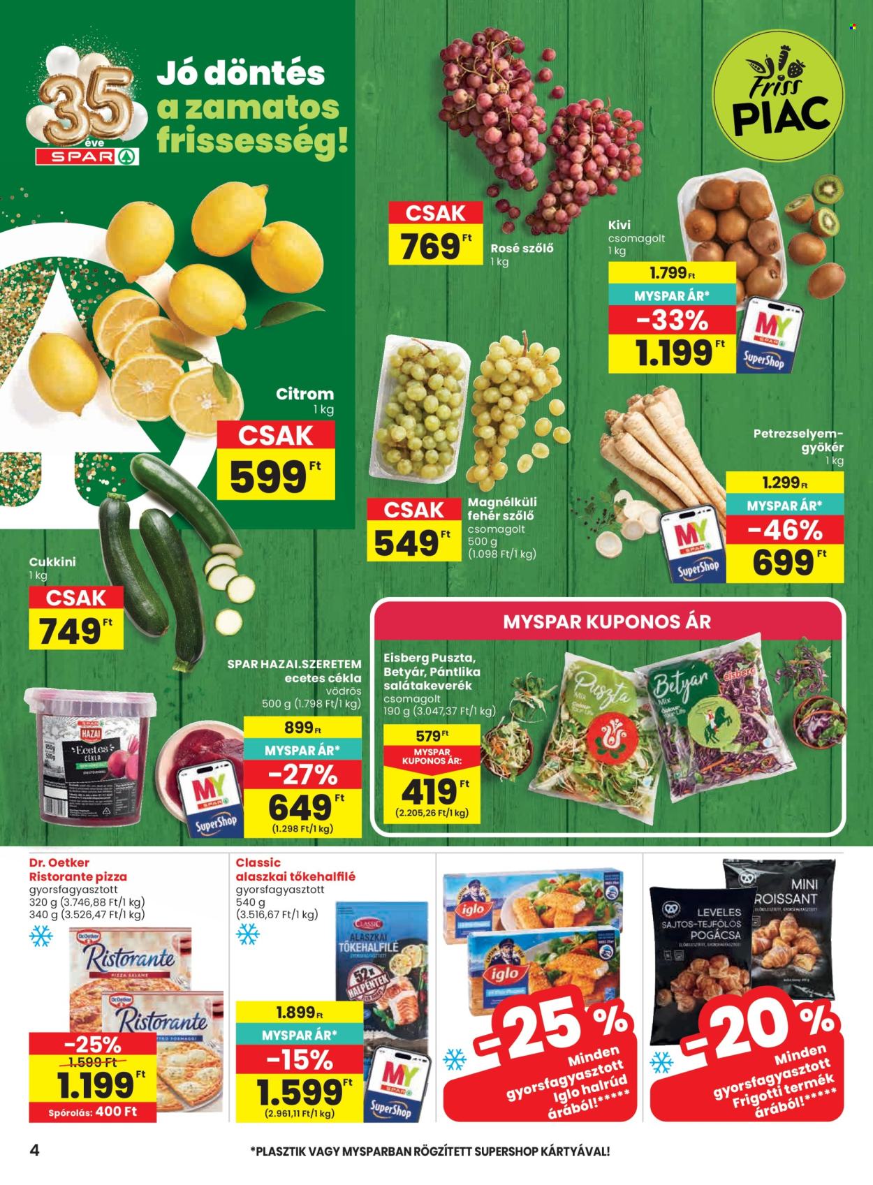SPAR akciós újságok - 2026.10.22 - 2026.10.28. Oldal 4