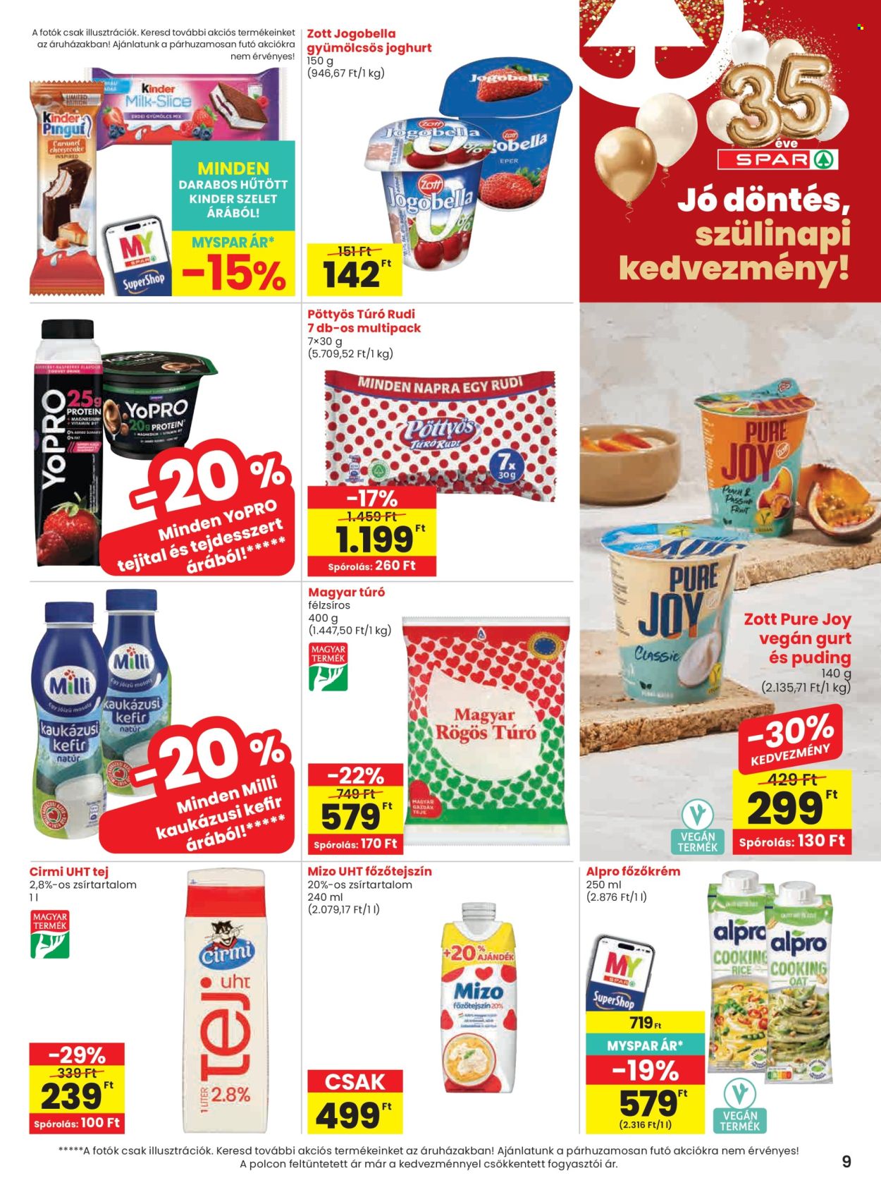 SPAR akciós újságok - 2026.10.22 - 2026.10.28. Oldal 9