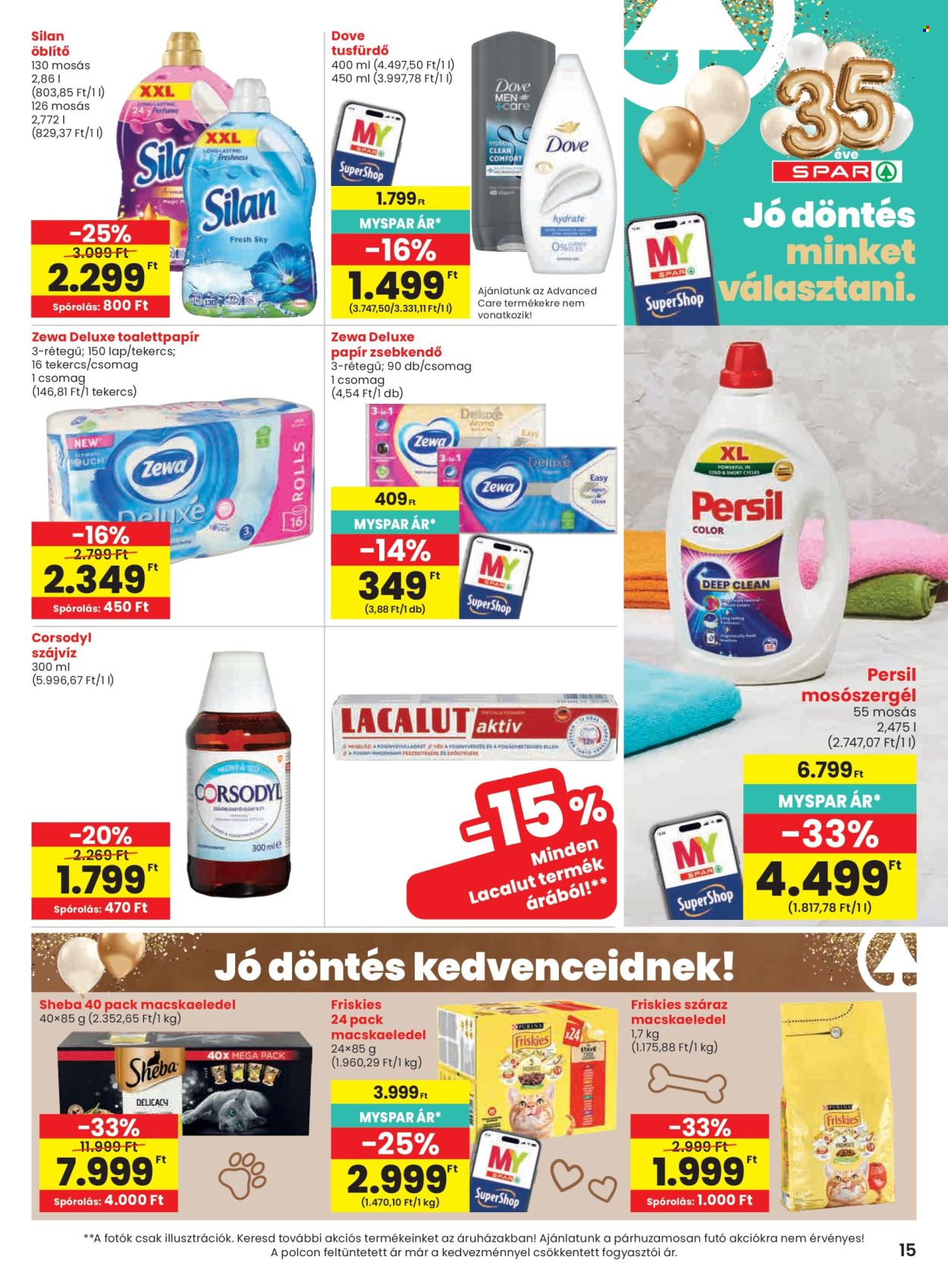 SPAR akciós újságok - 2026.10.22 - 2026.10.28. Oldal 15