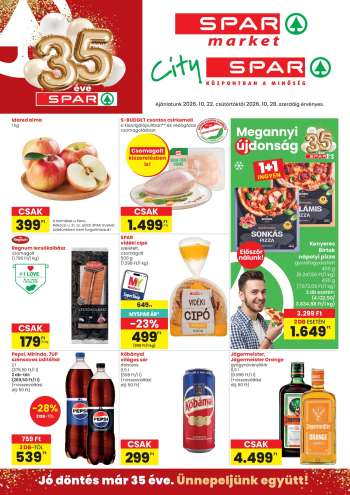 Újság SPAR - 2026.10.22 - 2026.10.28.