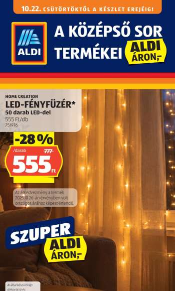 Újság Aldi - 2026.10.22 - 2026.10.28.