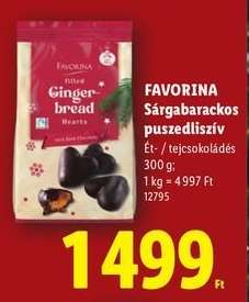Favorina Sárgabarackos puszedliszív