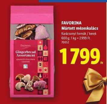 FAVORINA Mártott mézeskalács