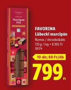 Favorina Lübecki marcipán