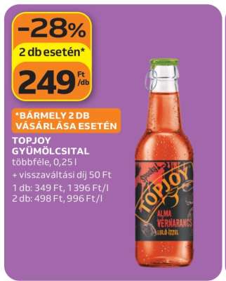 Topjoy gyümölcsital