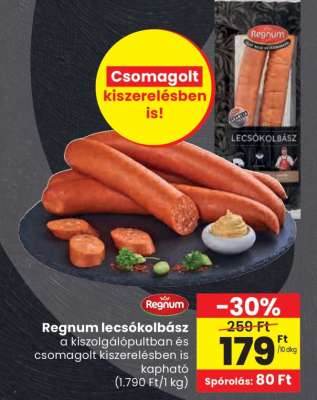 Regnum lecsókolbász