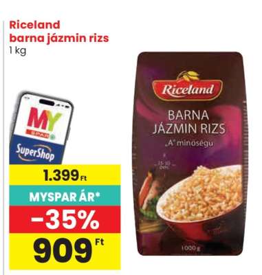 Riceland Barna Jázmin Rizs