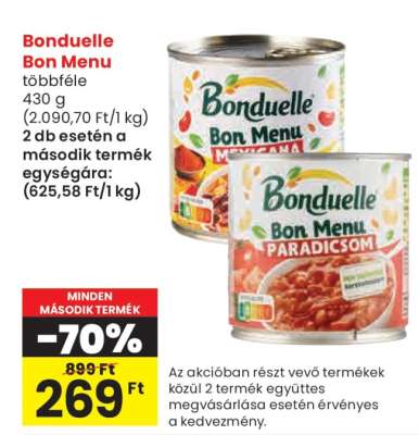 Bonduelle Bon menu