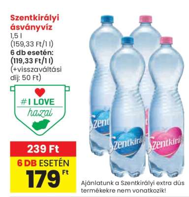 SZENTKIRÁLYI Ásványvíz
