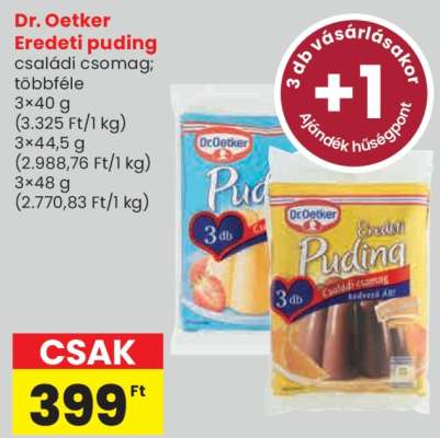 Dr. Oetker Eredeti Puding