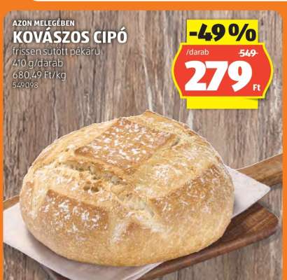 Kovászos cipó