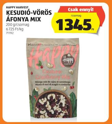 HAPPY HARVEST KESUDIÓ-VÖRÖS ÁFONYA MIX