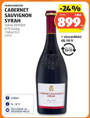 CABERNET SAUVIGNON SYRAH