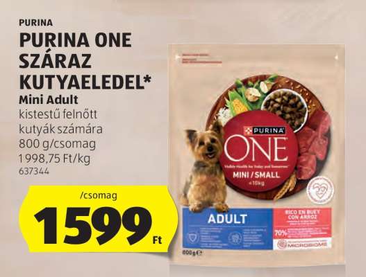 PURINA ONE Száraz kutyaeledel