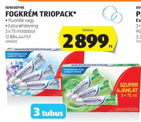 Sensodyne Fogkrém Triopack