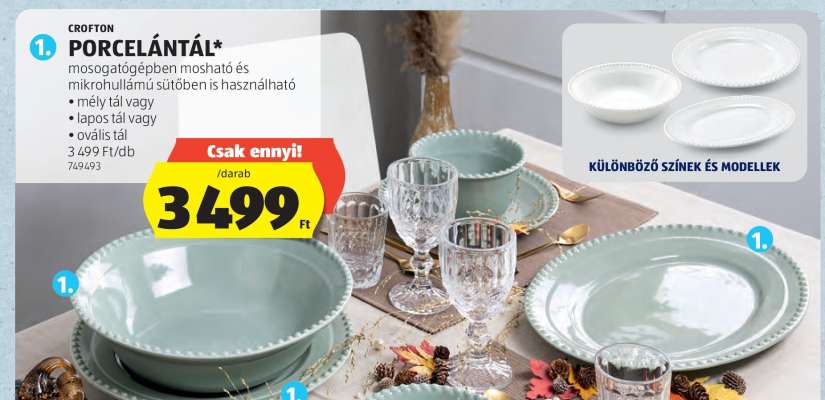 CROFTON PORCELÁNTÁL