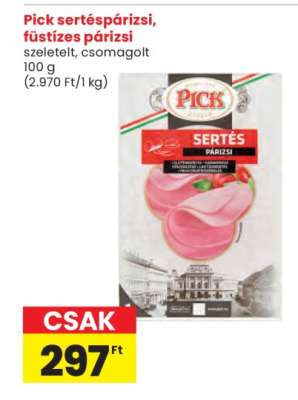 Pick sertéspárizsi, füstízes párizsi