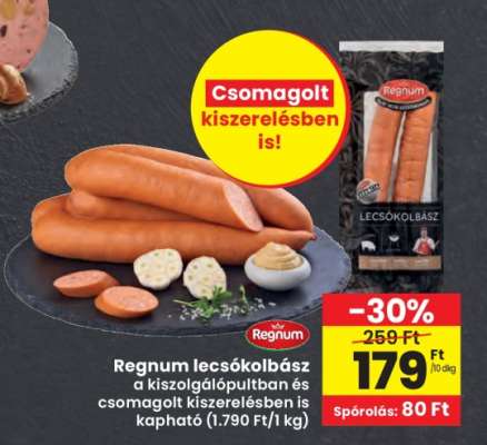 Regnum lecsókolbász