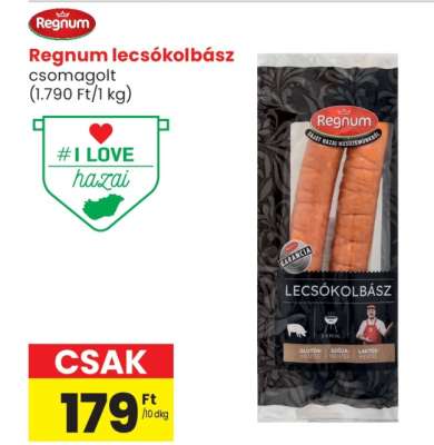 Regnum lecsókolbász