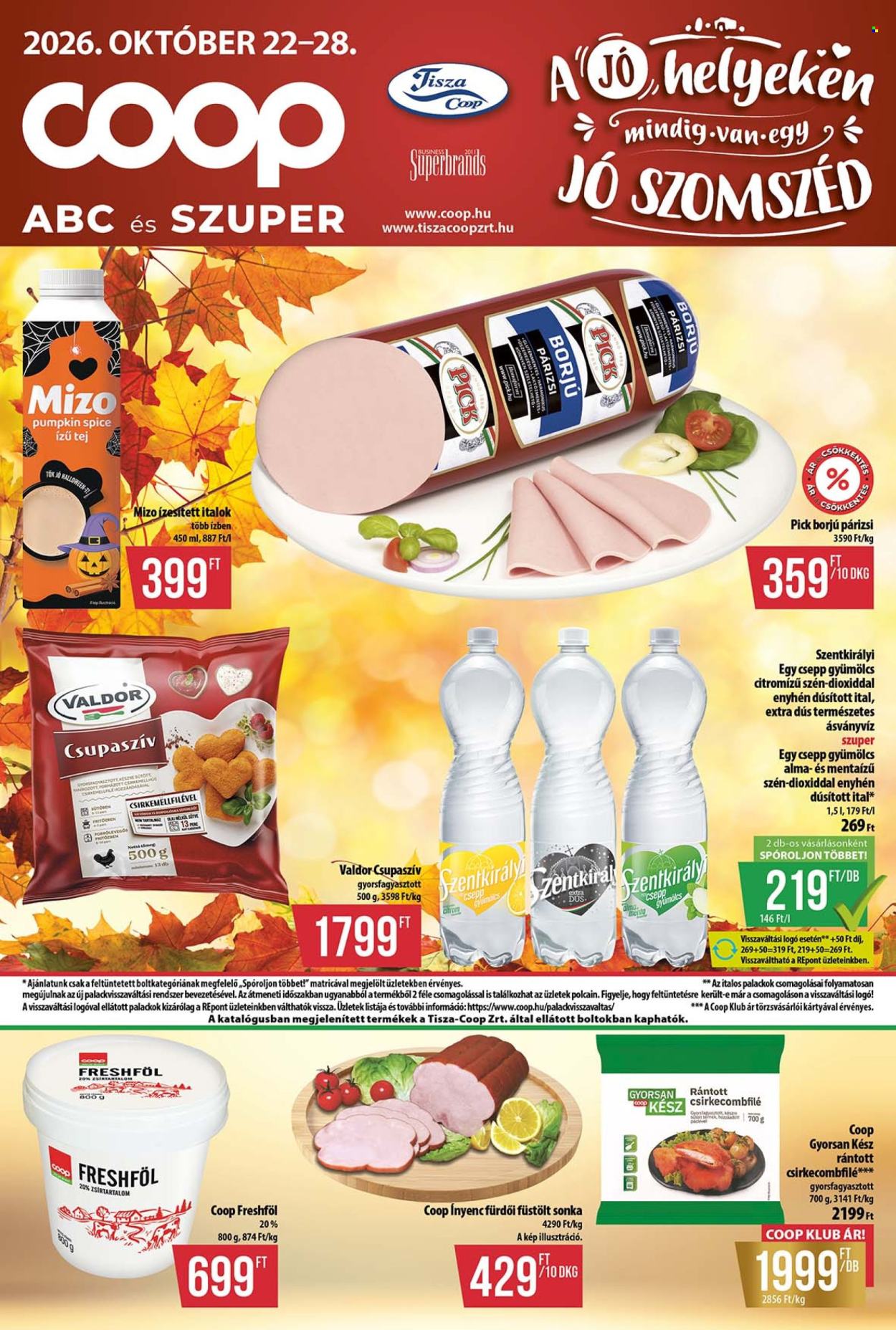 Coop akciós újságok - 2026.10.22 - 2026.10.28. Oldal 1