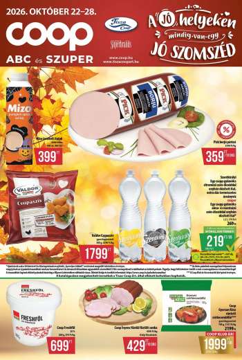 Újság Coop - 2026.10.22 - 2026.10.28.