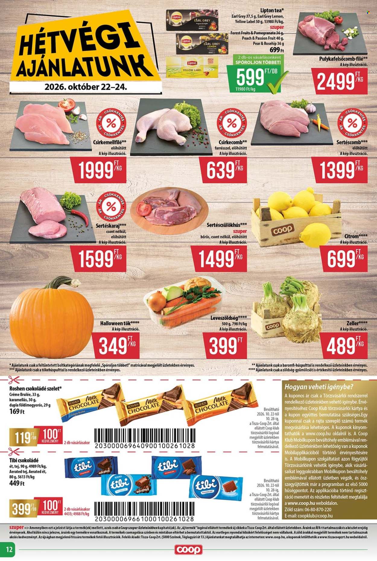 Coop akciós újságok - 2026.10.22 - 2026.10.28. Oldal 12