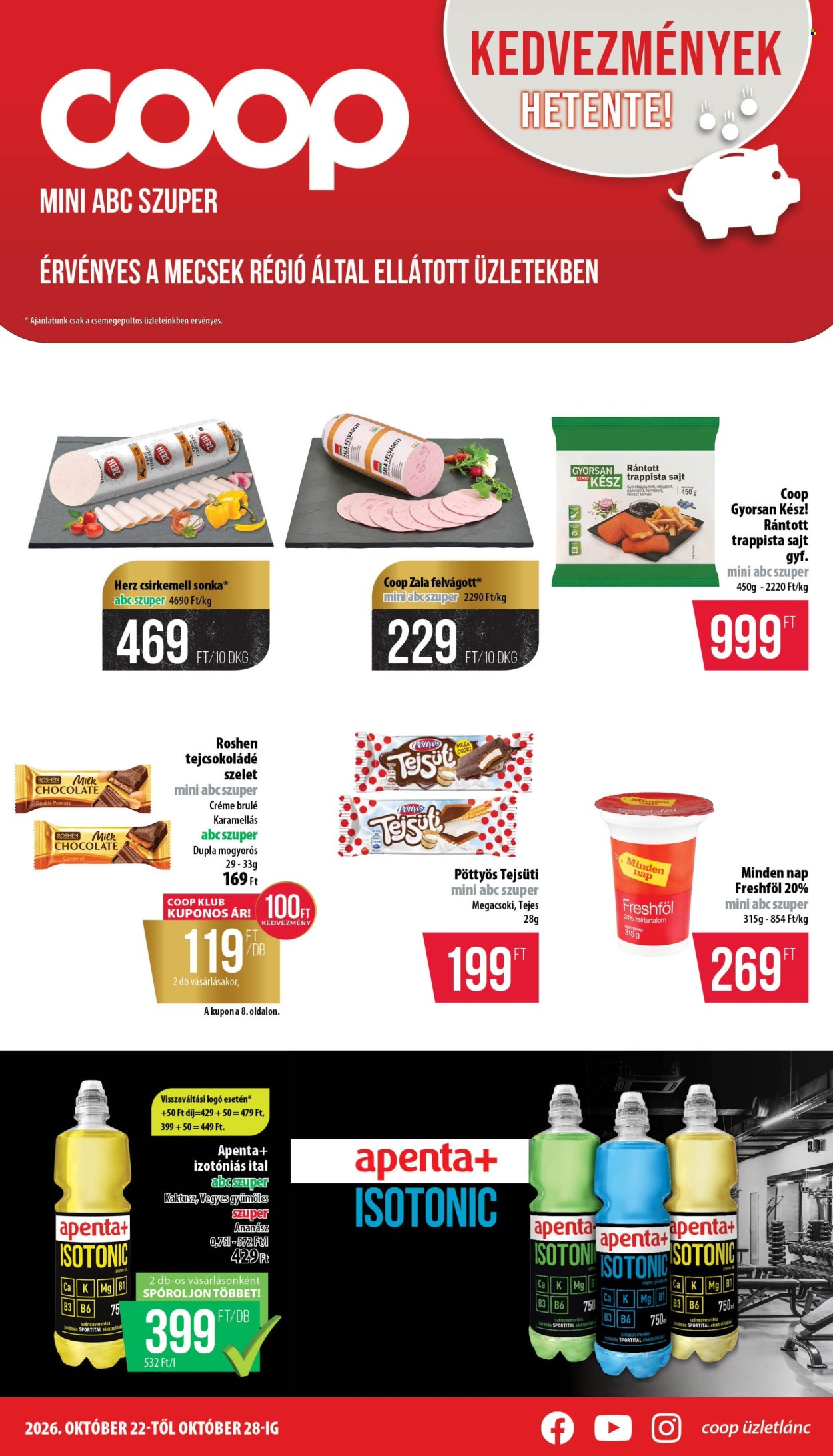 Coop akciós újságok - 2026.10.22 - 2026.10.28. Oldal 1