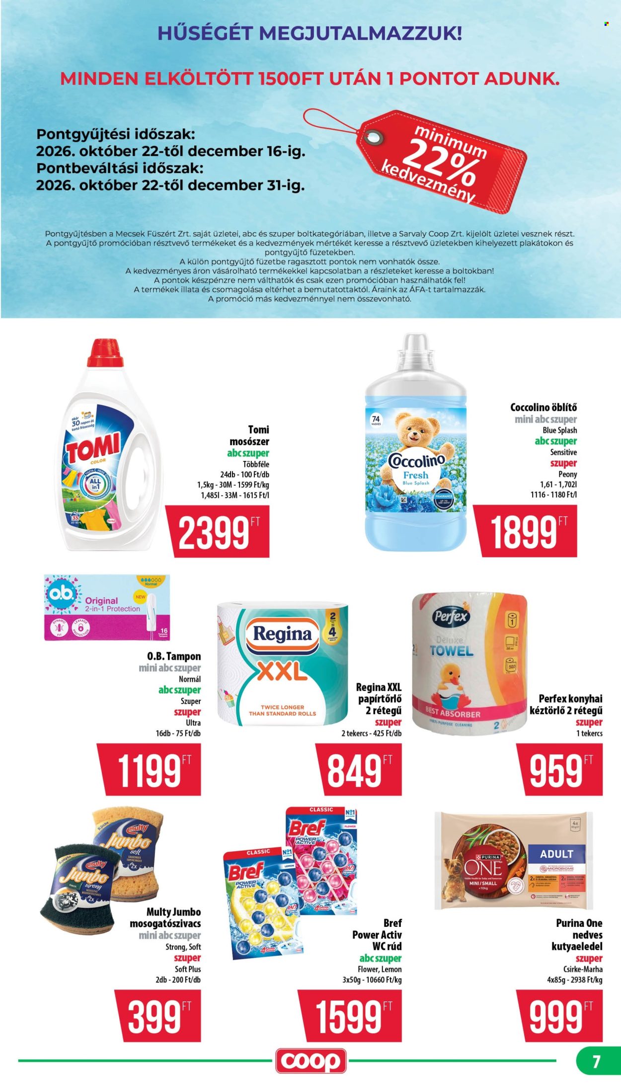 Coop akciós újságok - 2026.10.22 - 2026.10.28. Oldal 7