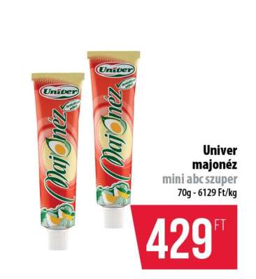 UNIVER﻿﻿ Majonéz*